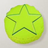 星（緑） ラウンドクッション (裏面)