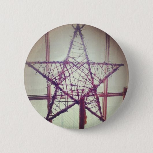 星 缶バッジ (正面)