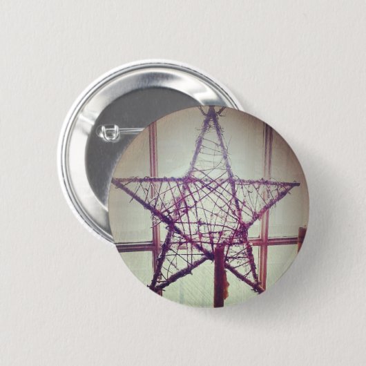 星 缶バッジ (正面&裏面)