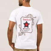 星(薄い色)の王 Tシャツ (裏面)