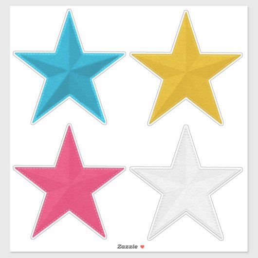 星 |見感じる |休日または毎日 シール (シート)