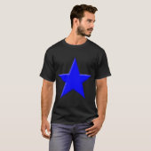 星 – 青 Tシャツ (正面フル)
