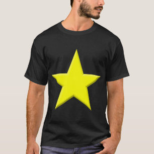 星-黄色 Tシャツ
