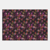 星（黒） ラッピングペーパーシート (正面2)