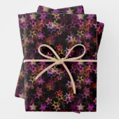 星（黒） ラッピングペーパーシート (インサイチュ)