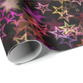 星（黒） ラッピングペーパー (ロールコーナー)