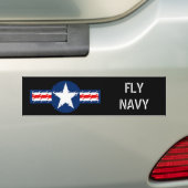 星、FLYNAVY バンパーステッカー (車上)