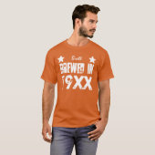 星K05が付いている年のカスタムな誕生日プレゼント Tシャツ (正面フル)