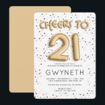 星nゴールドフォイルバルーン21歳の誕生日 招待状<br><div class="desc">このコレクション内の一致する部分の残りの部分をすべて表示する。他の書一致する部分やカスタマイズ要求に関する引用文については、hello@mistyqe.comで私に連絡する。</div>