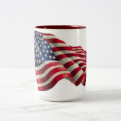 星Nストライプ個 ツートーンマグカップ (中央)