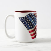 星Nストライプ個 ツートーンマグカップ (左)