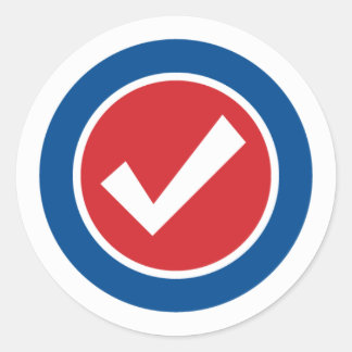 星nストライプ32 – 円 ラウンドシール