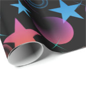 星n物パターン ラッピングペーパー (ロールコーナー)