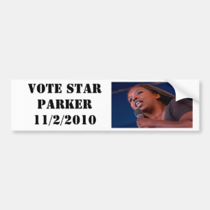 星Parker、投票星PARKER 11/2/2010 バンパーステッカー