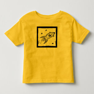 星Rocketship - nd トドラーTシャツ