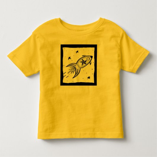 星Rocketship - nd トドラーTシャツ (正面)