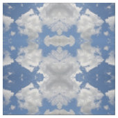 映されたお洒落な雲の生地 ファブリック (見本)