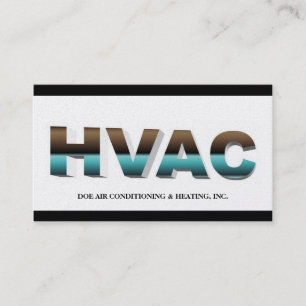 映るHVACの技術者プラチナ 名刺