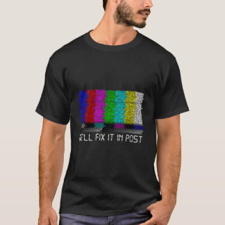 映像作家 ポストプロダクションで修正するシネマトグラファー Tシャツ