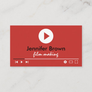 映像編集者YouTuber動画ディレクター制作 名刺