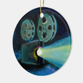 映写機の多彩で意味深長な絵画の芸術 セラミックオーナメント (左)