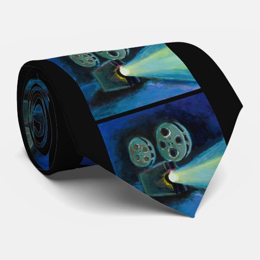 映写機の多彩で意味深長な絵画の芸術 ネクタイ (ロール)