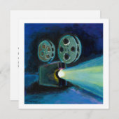 映写機の多彩で意味深長な絵画の芸術 案内状 (正面/裏面)