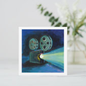 映写機の多彩で意味深長な絵画の芸術 案内状 (スタンド正面)