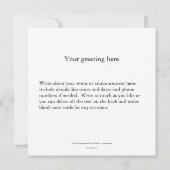 映写機の多彩で意味深長な絵画の芸術 案内状 (裏面)