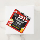 映画ありがとうラベル,映画の夜のメッセージカード フェイバータグ (インサイチュ)