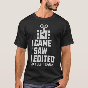 映画おもしろい作来のカメラ好きを見た Tシャツ