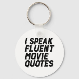 映画おもしろい好きユーモアI流話流な映画の引用文 キーホルダー