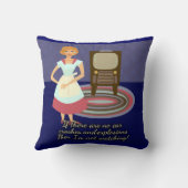 映画おもしろい恋人カートゥーン主婦キャラクター クッション (裏面)