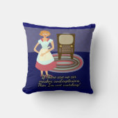 映画おもしろい恋人カートゥーン主婦キャラクター クッション (正面)