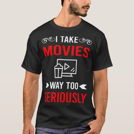 映画が大好きな人へのギフト Tシャツ (正面)