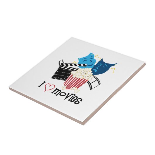 映画が大好き タイル (側面)