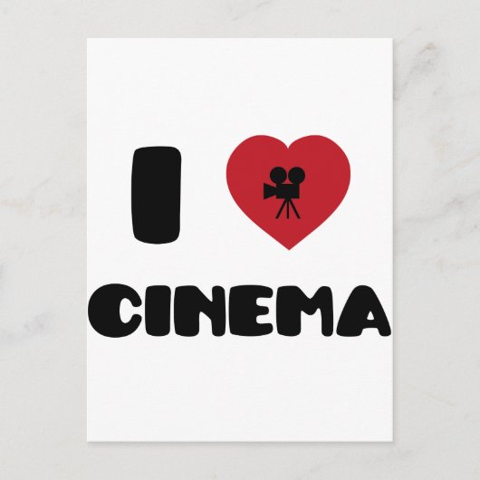 映画が大好き ポストカード (正面)