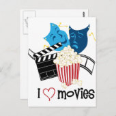 映画が大好き ポストカード (正面/裏面)