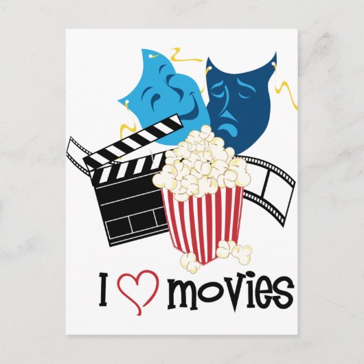映画が大好き ポストカード (正面)