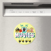 映画であなたを見る – 背景（明） マグネット (インサイチュ (食洗機))