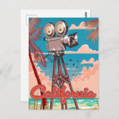 映画でカリフォルニア ポストカード (正面/裏面)