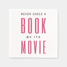 映画で判断しないで 本で判断して スタンダードカクテルナプキン