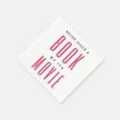 映画で判断しないで 本で判断して スタンダードカクテルナプキン (角)