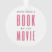 映画で本を判断してはいけない オーナメント (裏面)