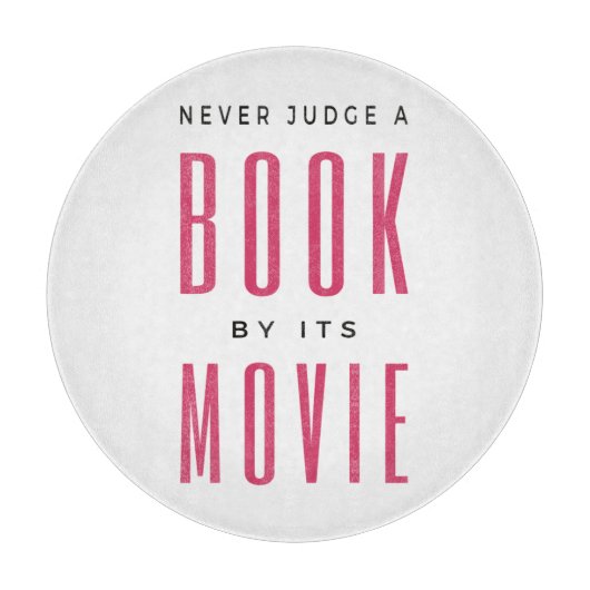 映画で本を判断してはいけない カッティングボード (正面)