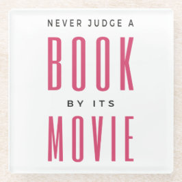 映画で本を判断してはいけない ガラスコースター