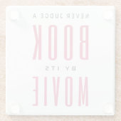 映画で本を判断してはいけない ガラスコースター (裏面)