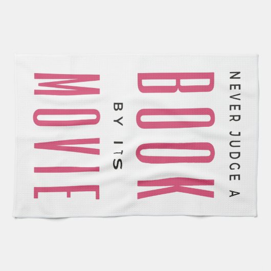 映画で本を判断してはいけない キッチンタオル (横)