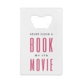 映画で本を判断してはいけない クレジットカード栓抜き (裏面)