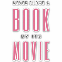 映画で本を判断してはいけない シール